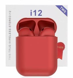 Los auriculares de botón inalámbricos compatibles rojos de Apple, los auriculares ligeros les gusta Airpods