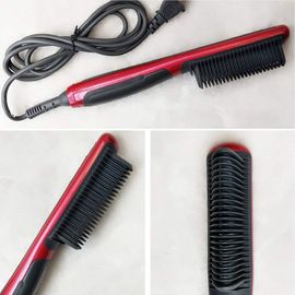 enderezadora del cepillo del secador de pelo de 333 * 105 * 63 milímetros, cepillo de pelo iónico portátil 33w