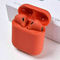 Los auriculares de botón inalámbricos compatibles rojos de Apple, los auriculares ligeros les gusta Airpods