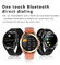 La presión arterial BT de la ronda de Qianrun llama el corazón Rate Monitor Smartwatch Dw 95