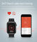 De IWO K8 Blt de la llamada de Smartwatch 320*385 1,78 favorable Max For corazón Rate Temperature Side Key Rotati del teléfono del IOS Android de la pulgada IWO 12