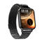 Smart Watch Digital de Rate Men del corazón del silicón blanco negro y del metal ' del reloj de S nuevo de la presión arterial del deporte elegante del oxígeno DTX